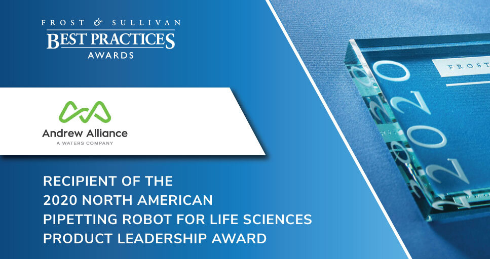 Andrew Alliance Earns Acclaim from Frost & Sullivan for Its Innovative Pipetting Robot, Andrew+