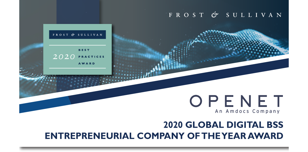 Openet Lauded by Frost & Sullivan for its 5G, Open and Cloud-native BSS for Service Providers