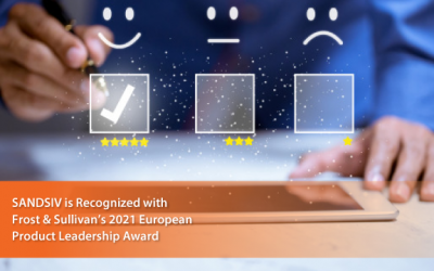 SANDSIV Wins Frost & Sullivan’s Award for Leadership in the European VoC Industry for sandsiv+, its Deep Learning-infused Customer Experience Management Platform