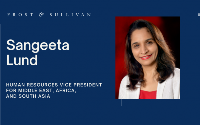 Frost & Sullivan Announces New Vice President of Human Resources for Middle East, Africa and South Asia