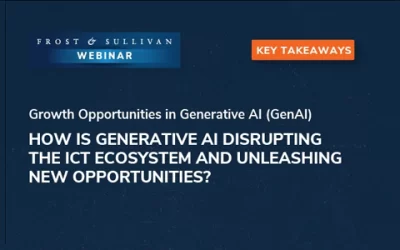 How is Generative AI disrupting the ICT ecosystem and unleashing new growth opportunities across different verticals?