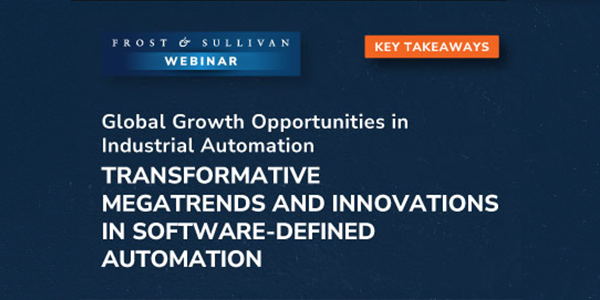 KEY TAKEAWAYS: Unveiling Transformative Megatrends and Innovations in Software-Defined Automation